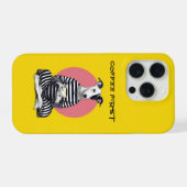 Whippet Coffee Time – Eigenzinnige Vintage Hond iPhone Hoesje (Achterkant horizontaal)