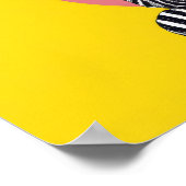 Whippet Coffee Time – Quirky Vintage Dog  Poster (Hoek)