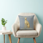 Whippet cushion 'A House isn't a home without ...' Kussen (Stoel)