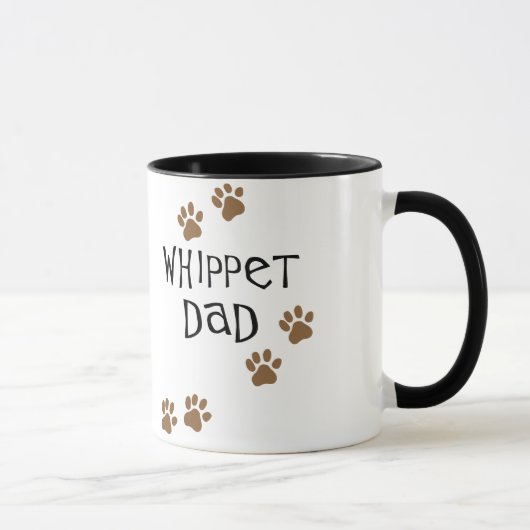 Whippet Dad for Whippet Dog Dads Mok (Rechts)