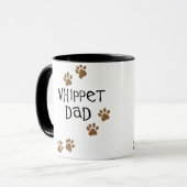 Whippet Dad for Whippet Dog Dads Mok (Voorkant links)