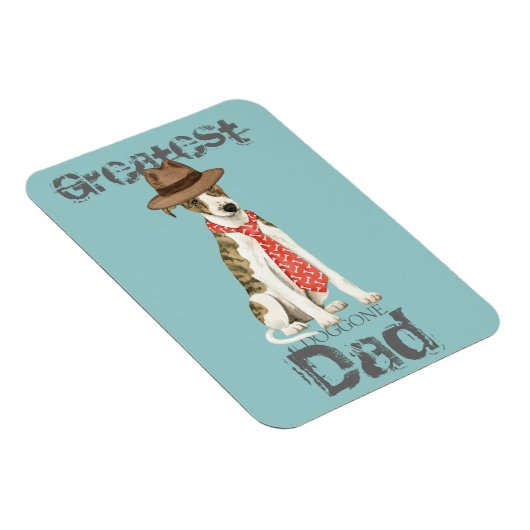 Whippet Dad Magneet (Rechterzijde)