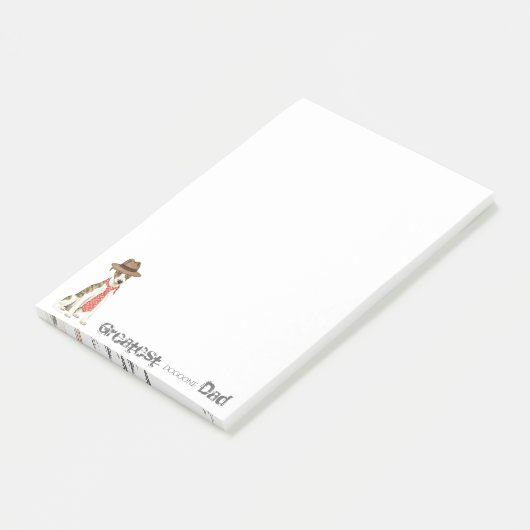 Whippet Dad Post-it® Notes (Schuin)