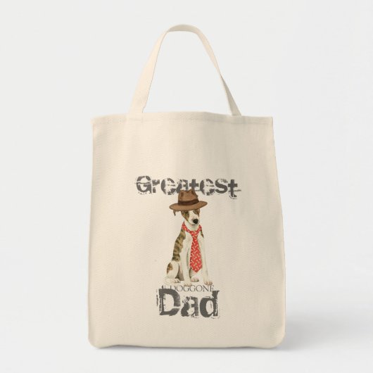 Whippet Dad Tote Bag (Voorkant)