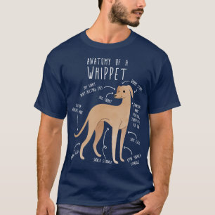 Whippet Dog Anatomie 1 T-shirt