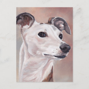 Whippet Dog Art Briefkaart