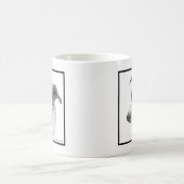 Whippet Dog Art van Glenda S. Harlan Koffiemok (Center)