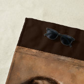 Whippet Dog Naam toevoegen Strandlaken (In situ)