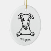 Whippet dog ornament (Rechts)
