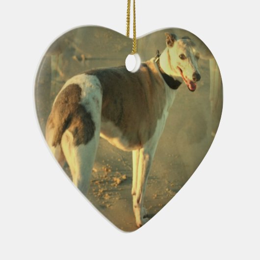 Whippet Dog Ornament (Rechts)