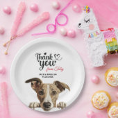 Whippet Dog Papieren Bordje (Feest)