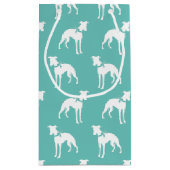 Whippet Dog Puppy Klein Cadeauzakje (Achterkant)