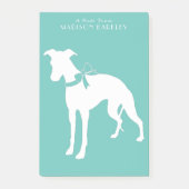 Whippet Dog Puppy Post-it® Notes (Voorkant)