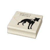 Whippet Dog Puppy Rubberstempel (Stempel)