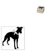 Whippet Dog Puppy Rubberstempel (Gestempeld)