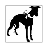 Whippet Dog Puppy Rubberstempel (Afrduk)