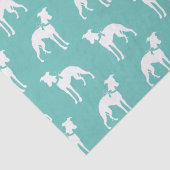 Whippet Dog Puppy Tissuepapier (Detail)