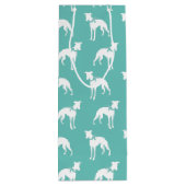 Whippet Dog Puppy Wijn Cadeautas (Achterkant)