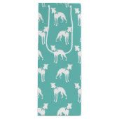 Whippet Dog Puppy Wijn Cadeautas (Voorkant)