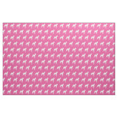 Whippet Dog Silhouette Pet Roze Stof (Fat Quarter)