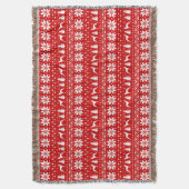 Whippet Dog Silhouettes Kerstvakantie Schattige Deken (Voorkant Verticaal)