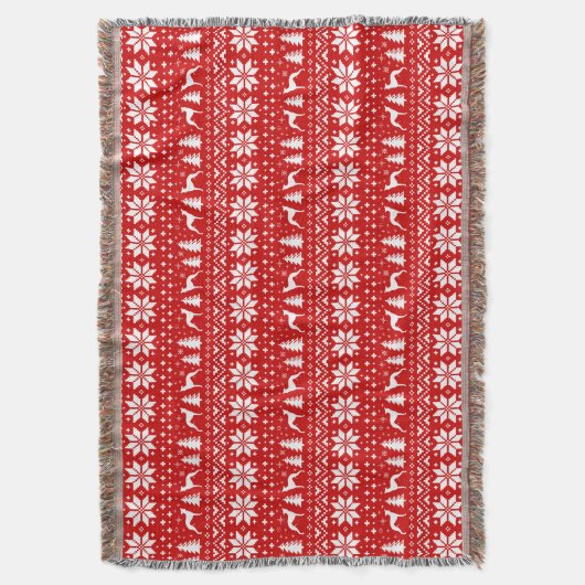 Whippet Dog Silhouettes Kerstvakantie Schattige Deken (Voorkant Verticaal)