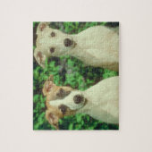 Whippet Dog Tin en Puzzle Legpuzzel (Verticaal)
