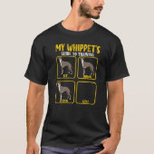 whippet dog trainingsgids voor whippet m t-shirt (Voorkant)