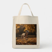 Whippet Elegant Grocery Tas (Achterkant)