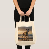 Whippet Elegante Boodschappentas Tote Bag (Voorkant (product))