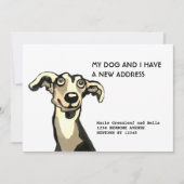 Whippet en ik zijn verhuisd, Verhuisbericht Aankondiging (Voorkant)