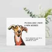 Whippet en ik zijn verhuisd, Verhuisbericht Aankondiging (Staand voorkant)