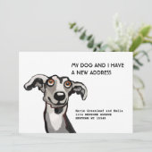 Whippet en ik zijn verhuisd, Verhuisbericht Aankondiging (Staand voorkant)