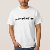 Whippet Evolution T-shirt (Voorkant)