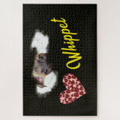 Whippet Eyes Solid Color 1000-stuk Legpuzzel (Verticaal)