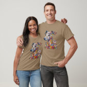 Whippet-familie T-shirt (Unisex)