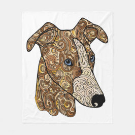 Whippet Fleece Blanket