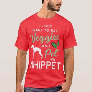 Whippet Funny Vegan Hondenliefhebber Eigenaar van  T-shirt