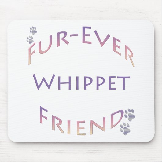 Whippet Furever Vriend Muismat (Voorkant)