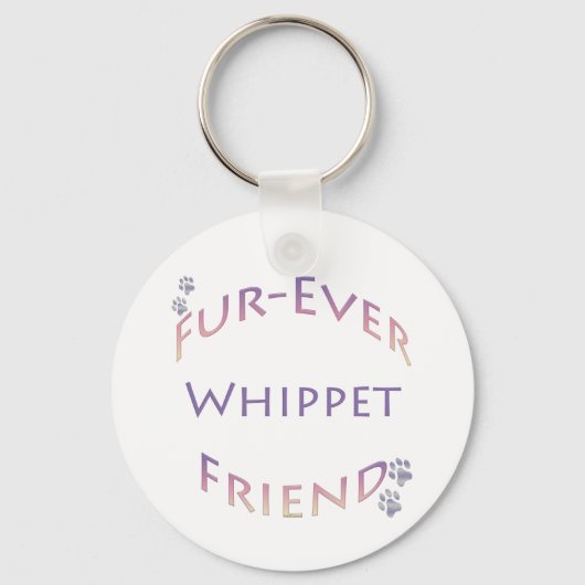 Whippet Furever Vriend Sleutelhanger (Voorkant)
