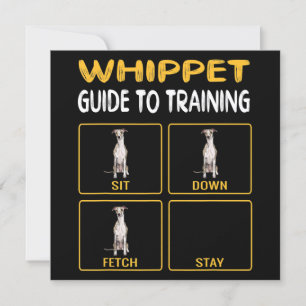 Whippet Gids voor het Trainen van Hondengehoorzaam Kaart