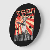 Whippet Gift | japanse dogzilla whippet Grote Klok (Hoek)