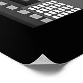 Whippet Gift | japanse dogzilla whippet Poster (Hoek)