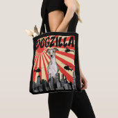 Whippet Gift | japanse dogzilla whippet Tote Bag (Dichtbij)