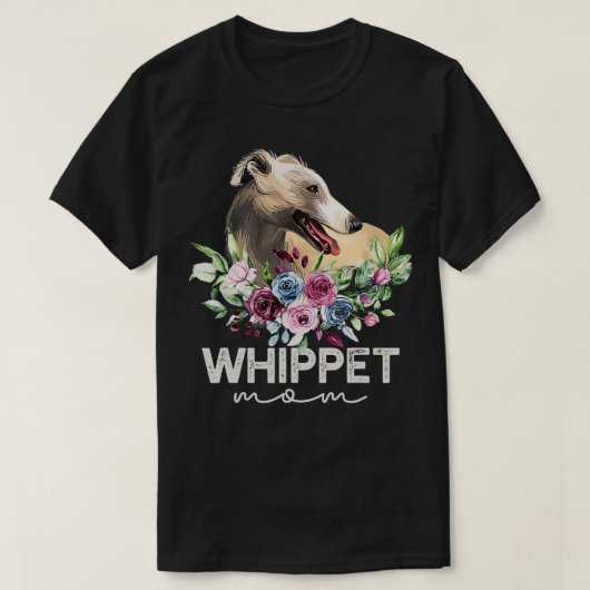 Whippet Gifts Dog mama T-shirt (Design voorkant)