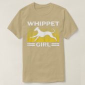 Whippet Girl Dog Owner Whippet T-shirt (Design voorkant)
