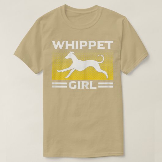 Whippet Girl Dog Owner Whippet T-shirt (Design voorkant)