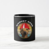 Whippet Good Funny 80s Music Dog Design Mok (Midden)