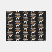 Whippet Grandma Dog Gifts Whippet Dog Lover Fleece Deken (Voorkant (Horizontaal))