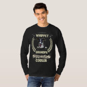 Whippet Grandpa Like A Normal Grandpa Only Cooler T-shirt (Voorkant volledig)